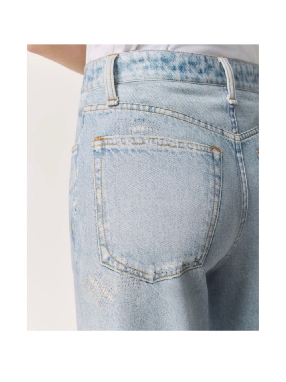 Rag & Bone Sophie Miramar Denim Wide Leg in Meadowblue Terry Jean- Size 32 - Picture 2 of 12